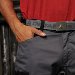 Брюки рабочие Delta Plus Mach 2 New 44-46 рост 164-172 см светло-серые - фото 6