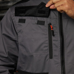 Куртка рабочая Delta Plus Mach 2 New 48-50 рост 164-172 см светло-серая - фото 4