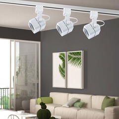 Трековый светильник однофазный Эра TR10-GU10 15 Вт GU10 1 кв.м белый (Б0044261) - фото 4