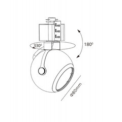 Трековый светильник однофазный Эра TR35-GU10 WH 15 Вт GU10 MR16 1 кв.м белый (Б0053295) - фото 4