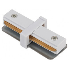 Коннектор для однофазного шинопровода прямой Эра TR-1PA белый (Б0054463) - фото 3