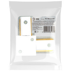 Коннектор для однофазного шинопровода L-образный Эра TR-1PA белый (Б0054465) - фото 3