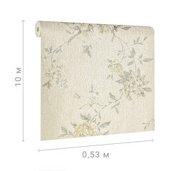 Обои компакт-винил на бумажной основе Elysium Карина 103602 (0,53х10,05 м) - фото 2