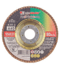 Изображение товара Круг лепестковый по металлу/древесине Луга 125х22,2 мм P40 (7967/2293)