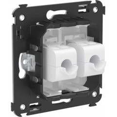 Розетка компьютерная DKC Avanti встраиваемая белая 2хRJ45 (7002280) - фото 3