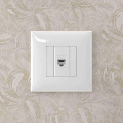 Розетка компьютерная DKC Avanti встраиваемая белая RJ45 (9549964) - фото 2