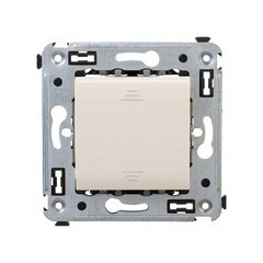 Переключатель DKC Avanti одноклавишный встраиваемый бежевый (7492361) - фото 1