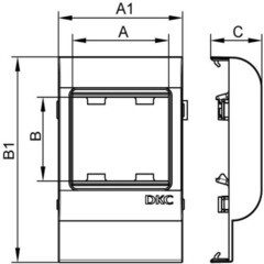 Рамка для кабель-канала DKC Viva белая 2 модуля (9682394) - фото 2