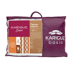 Одеяло всесезонное 1,5-спальное шерсть мериноса Kariguz (МД21-3-3) - фото 2