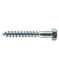 Болт сантехнический 8х60 мм DIN 571 оцинкованный (2 шт.)