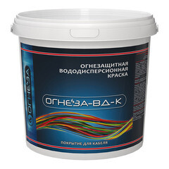 Краска для кабеля акриловая Огнеза ВД-К огнезащитная белая матовая 3 кг - фото 2