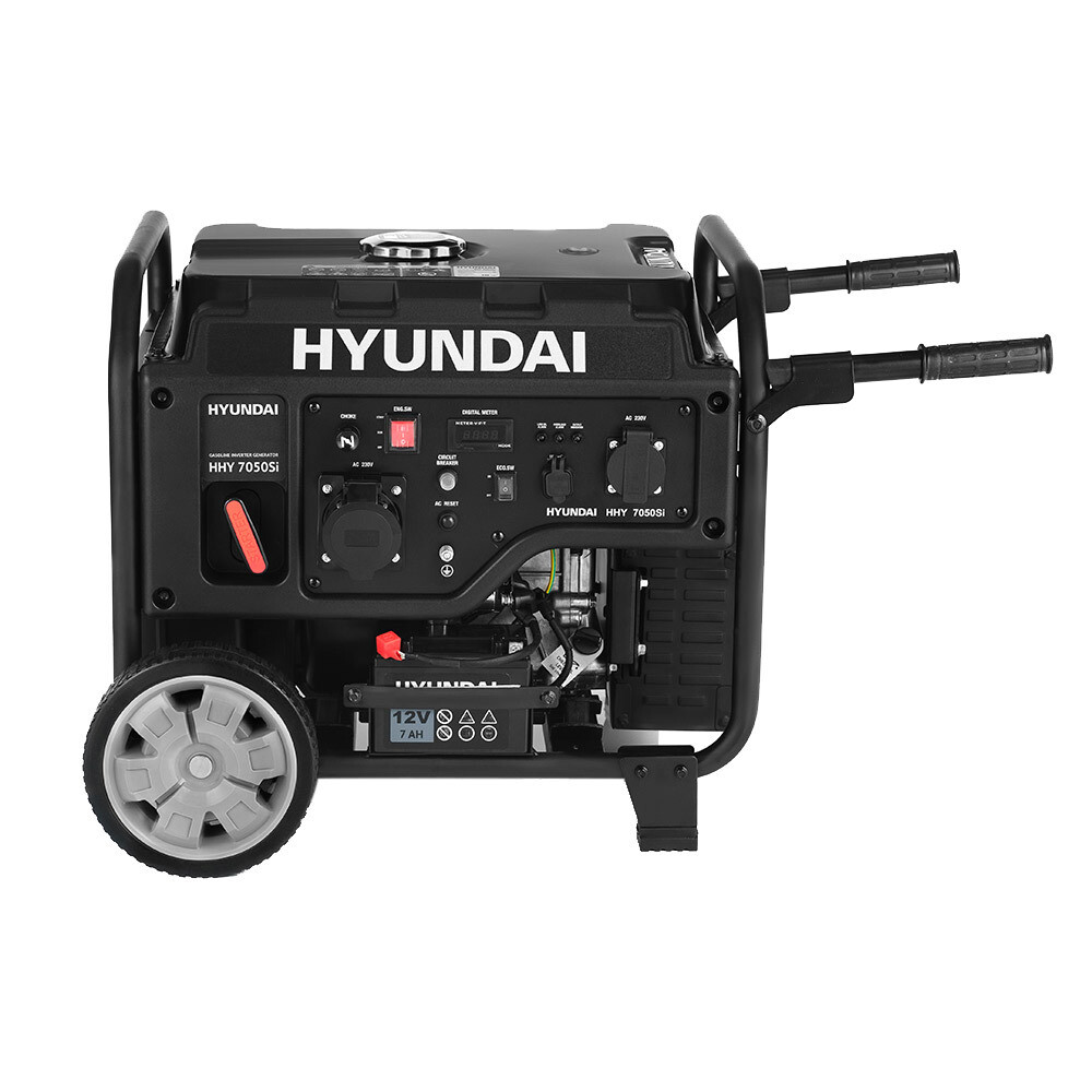 Изображение товара Бензиновый инверторный генератор Hyundai HHY 7050Si 5 кВт для дома и дачи
