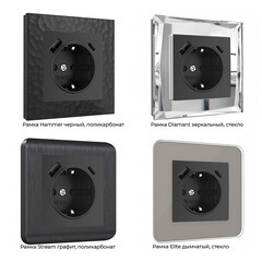 Розетка Werkel встраиваемая черная матовая с USB-A/ Type-C (a056275) - фото 3