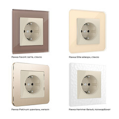 Розетка Werkel встраиваемая айвори матовая (a059274) - фото 2