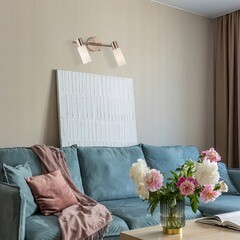 Спот настенный Eurosvet Madison E14 80 Вт 5 кв.м никель/сатин IP20 (00000077097) - фото 3