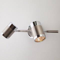 Спот настенный Eurosvet Prime GU10 100 Вт 7 кв.м сатин IP20 (00000081906) - фото 5