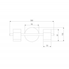 Спот настенный Eurosvet Prime GU10 100 Вт 7 кв.м сатин IP20 (00000081906) - фото 3