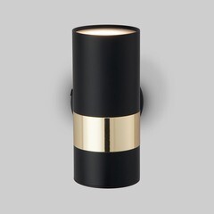 Спот настенный Eurosvet Viero GU10 35 Вт 2 кв.м черный/золото IP20 (a053053) - фото 4