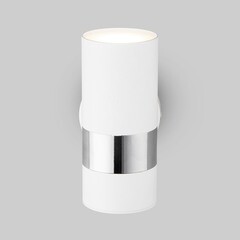 Спот настенный Eurosvet Viero GU10 35 Вт 2 кв.м белый/хром IP20 (a053052) - фото 5