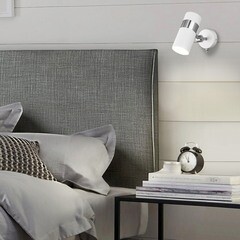 Спот настенный Eurosvet Viero GU10 35 Вт 2 кв.м белый/хром IP20 (a053052) - фото 3