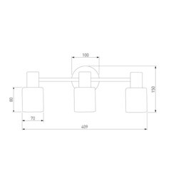 Спот настенный Eurosvet Corso E27 120 Вт 8 кв.м хром/белый IP20 (a052882) - фото 4