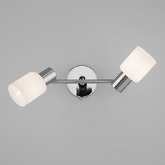 Спот настенный Eurosvet Corso E27 80 Вт 5 кв.м хром/белый IP20 (a052881) - фото 6