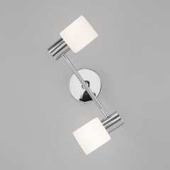 Спот настенный Eurosvet Corso E27 80 Вт 5 кв.м хром/белый IP20 (a052881) - фото 7