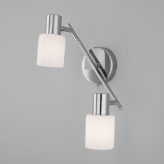 Спот настенный Eurosvet Corso E27 80 Вт 5 кв.м хром/белый IP20 (a052881) - фото 3