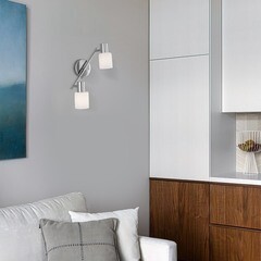 Спот настенный Eurosvet Corso E27 80 Вт 5 кв.м хром/белый IP20 (a052881) - фото 2