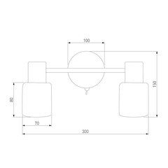 Спот настенный Eurosvet Corso E27 80 Вт 5 кв.м хром/белый IP20 (a052881) - фото 4