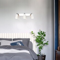 Спот настенный Eurosvet Fente E14 120 Вт 8 кв.м белый/хром IP20 (a050202) - фото 3