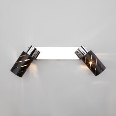 Спот настенный Eurosvet Fente E14 80 Вт 5 кв.м белый/хром IP20 (a050199) - фото 4