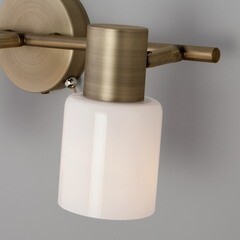 Спот настенный Eurosvet Corso E27 120 Вт 8 кв.м бронза/белый IP20 (a049415) - фото 8