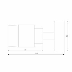 Спот светодиодный Eurosvet Plat 4200 К 7 Вт 1 кв.м белый IP20 (a057392) - фото 4