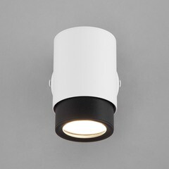 Спот настенный Eurosvet Morgan GU10 35 Вт 4 кв.м белый/черный IP20 (a056160) - фото 7