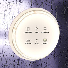 Лента светодиодная SMD 2835 Led strip 4000К 24 В 9,6 Вт/м 5 м IP65 Maytoni (10146) - фото 2