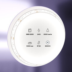 Лента светодиодная SMD 2835 Led strip 6000К 24 В 20 Вт/м 5 м IP20 Maytoni (10156) - фото 2