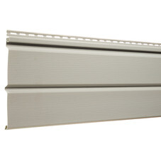 Сайдинг Альта-Профиль Премиум Брус 3000х250 мм светло-серый