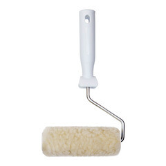 Валик натуральный мех 140 мм d42 мм ворс 12 мм для алкидной основы с ручкой - фото 4