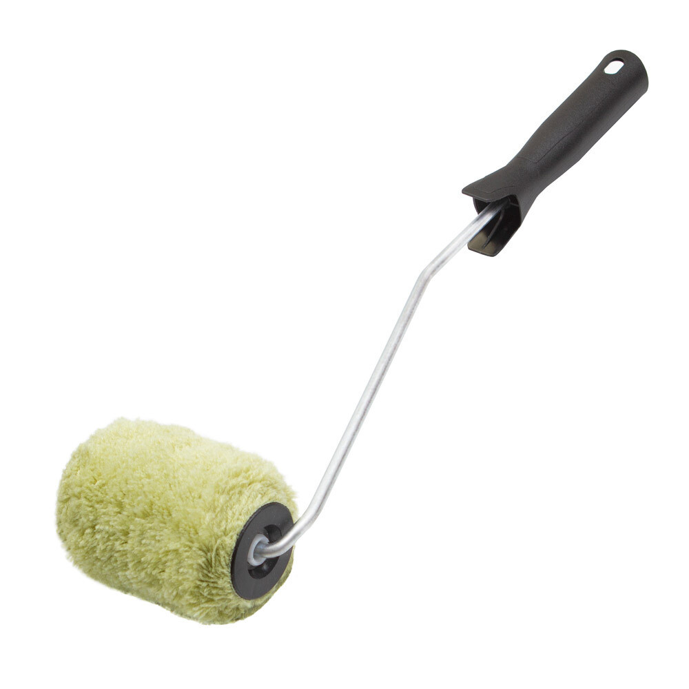 Изображение товара Валик полиакрил 100 мм d42 мм ворс 18 мм для водной основы с ручкой удлиненный Hesler Leipzig