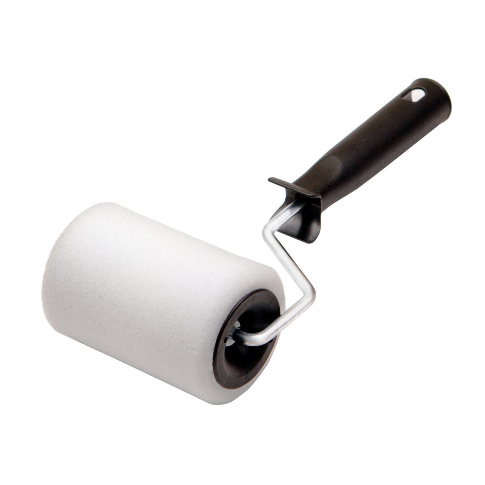 Валик поролон 100 мм d48 мм для водной основы с ручкой Hesler Drezden