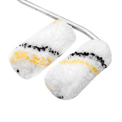 Валик микрофибра 60 мм d15 мм ворс 9 мм для водной основы с ручкой с запасным роликом Hesler Gamburg - фото 2