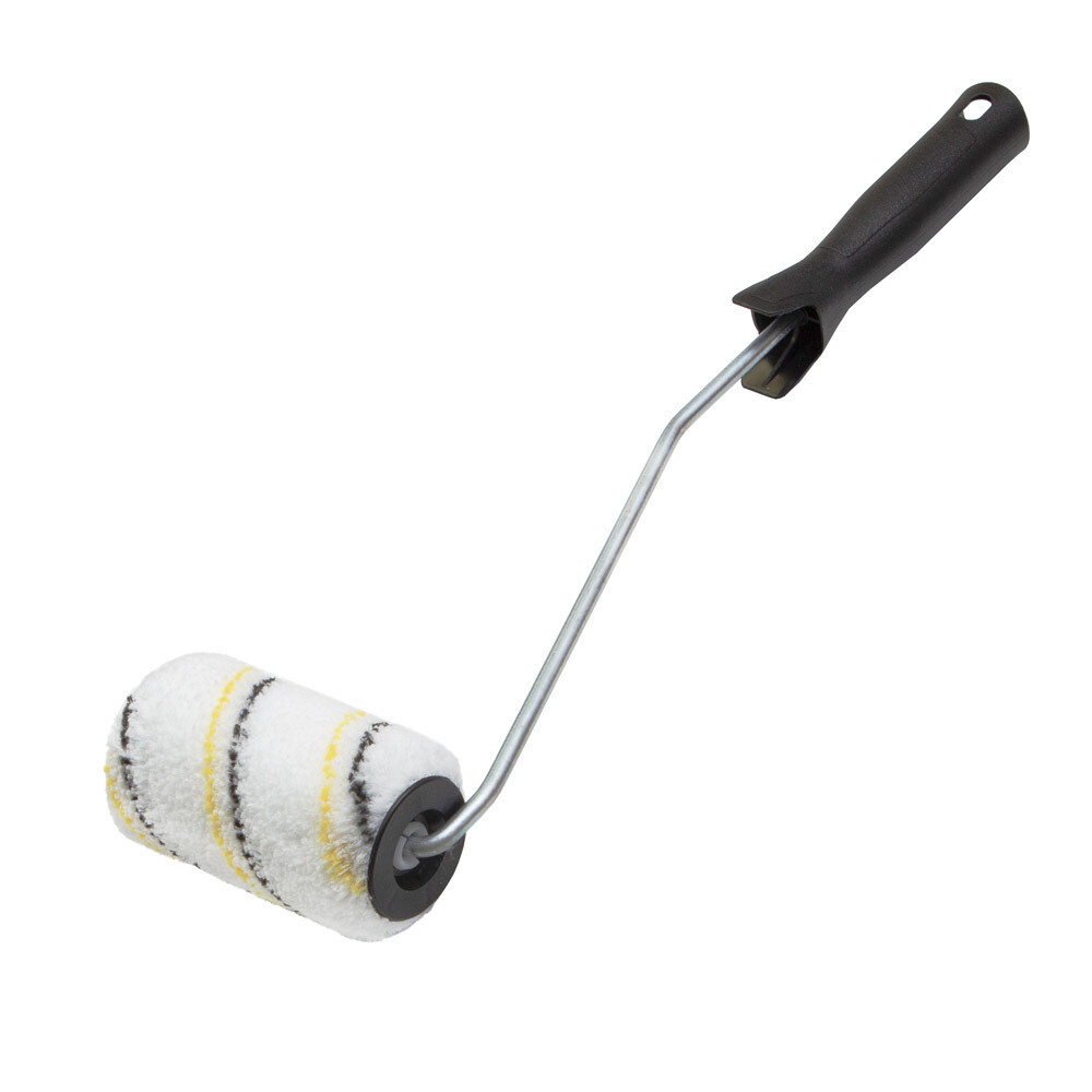Изображение товара Валик микрофибра 100 мм d42 мм ворс 9 мм для водной основы с ручкой удлиненный Hesler Gamburg