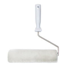 Валик искусственный мех 250 мм d45 мм ворс 12 мм для водной основы с ручкой - фото 4