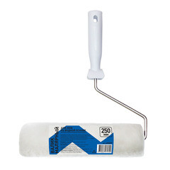 Валик искусственный мех 250 мм d45 мм ворс 12 мм для водной основы с ручкой - фото 2