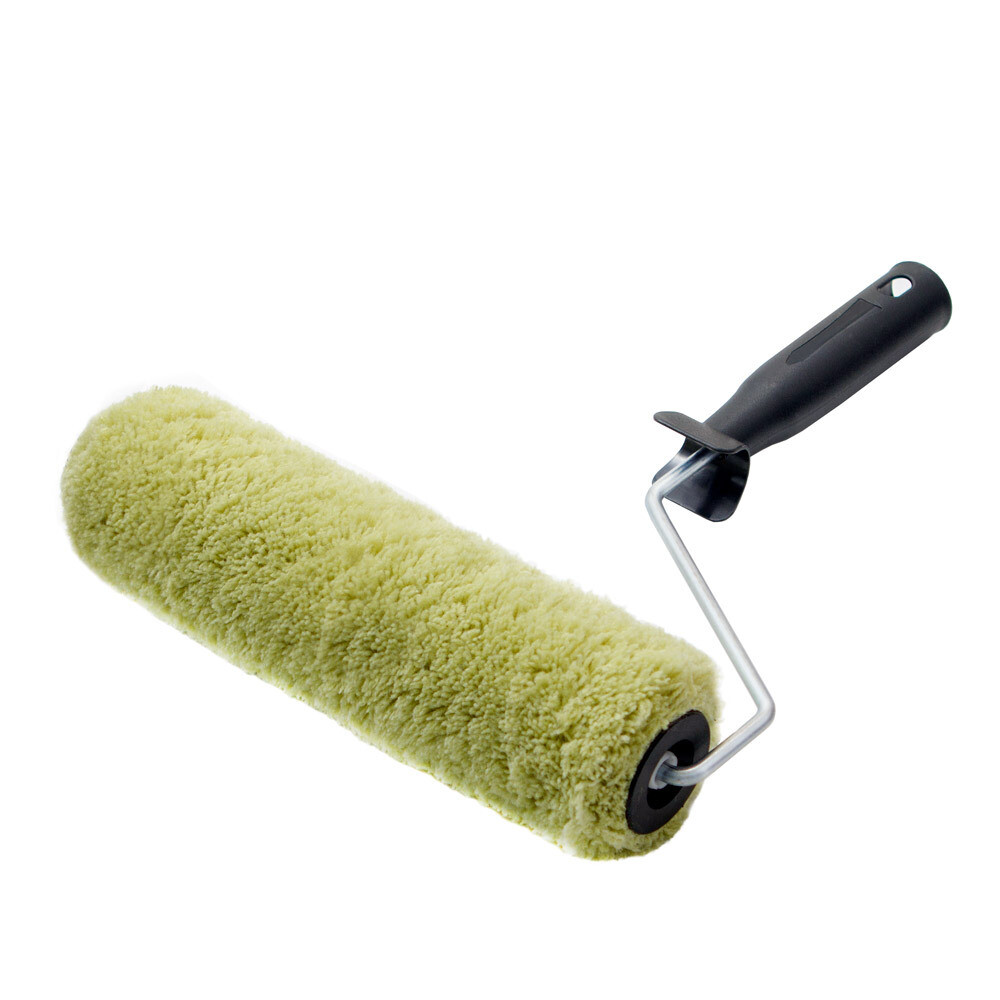 Валик полиакрил 250 мм d42 мм ворс 18 мм для водной основы с ручкой Hesler Leipzig