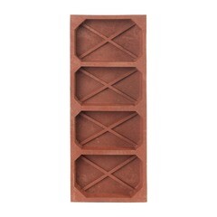 Бордюр тротуарный полимерно-песчаный 500х200х50 мм красный Lel-Eco - фото 3