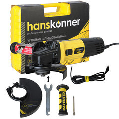 Шлифмашина угловая электрическая Hanskonner HAG13125TES 1350 Вт d125 мм - фото 2