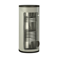 Водонагреватель накопительный Gekon Inox косвенного нагрева 300 л 45 кВт напольный вертикальный - фото 3