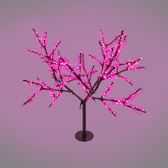 Светодиодная фигура уличная Neon-Night Сакура розовая (531-108)